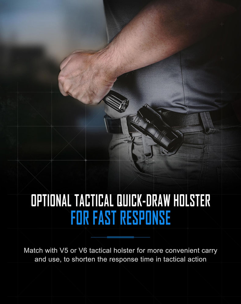 ไฟฉาย Nextorch TA30 2019 1300 Lumens One Step Tactical Flashlight