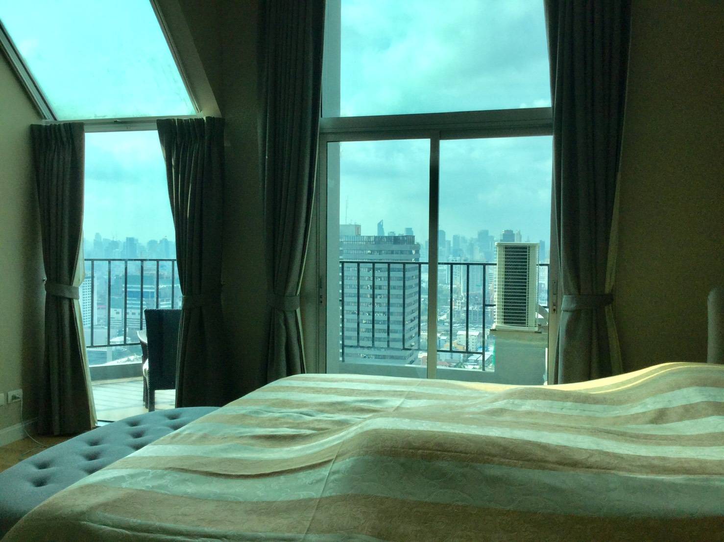 ขายคอนโด Belle Grand Rama 9 (เบ็ล แกรนด์ พระราม 9) ห้องเพ้นเฮ้าส์ penthouse fully furnished แบบ 2 ห้องนอน