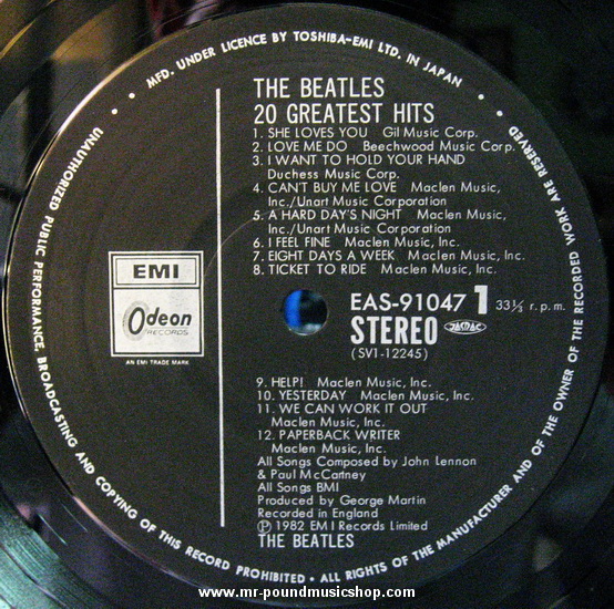 The Beatles - 20 Greatest Hits