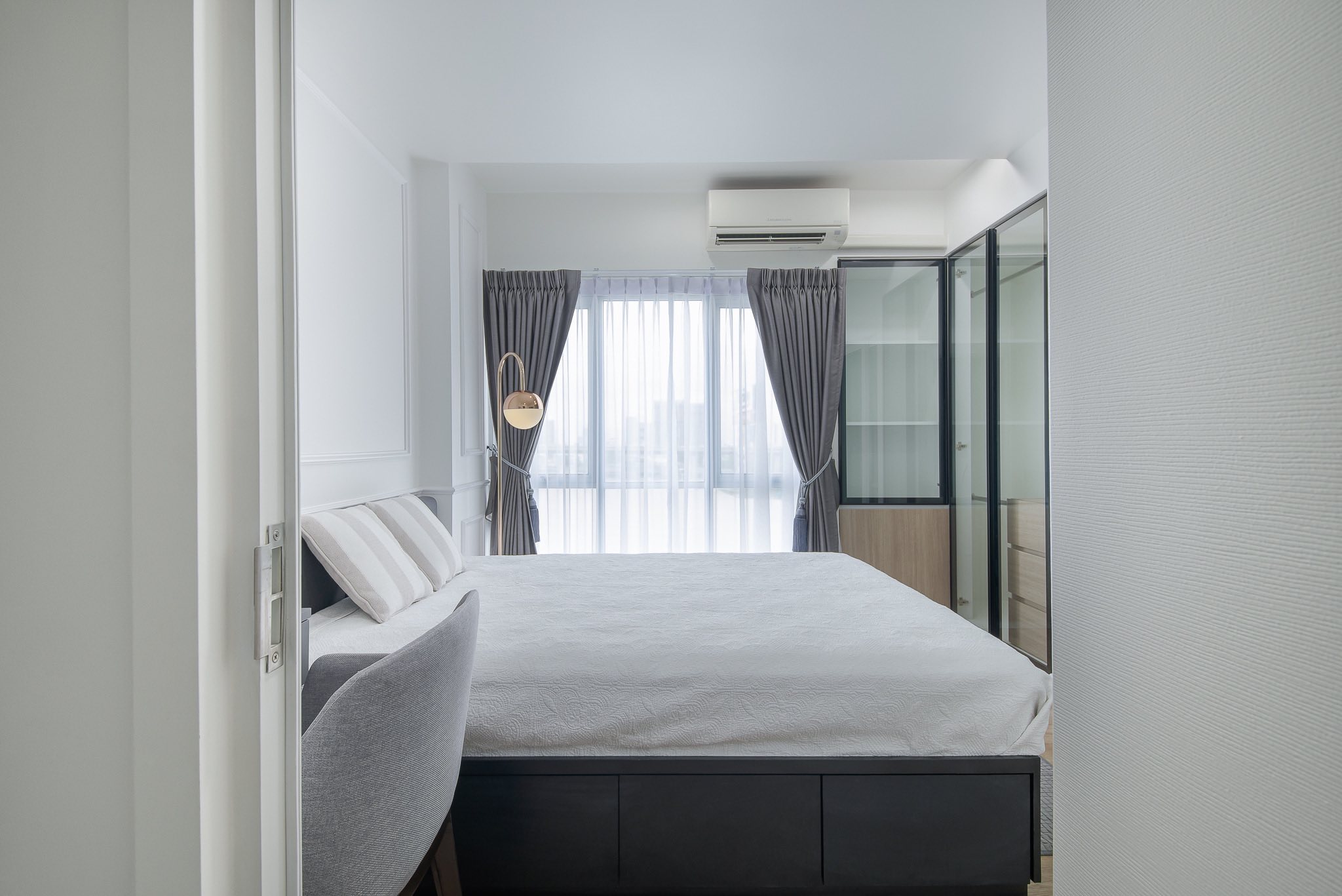 ให้เช่าคอนโด The Key แจ้งวัฒนะ ห้องสวย สะอาด วิวโล่ง พร้อมเข้าอยู่! | ขนาด 32 ตร.ม. | 1 ห้องนอน | ชั้น 7 | Fully Furnished