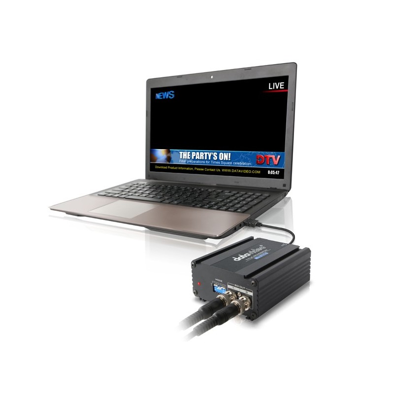 TC-200 DATAVIDEO Portable HD/SD CG Solution มาพร้อม Software