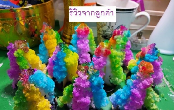 ต้นคริสต์มาส ต้นไม้วิทยาศาสตร์ ของเล่นสำหรับเด็ก Magic Crystal tree