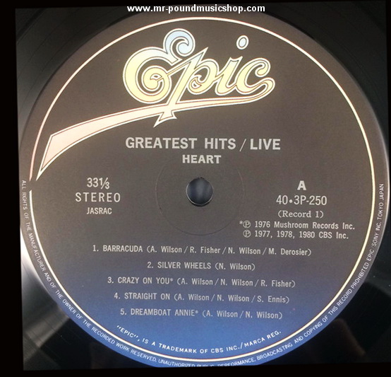 Heart - Greatest Hits / Live 1976-1980