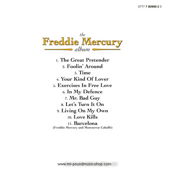 Freddie Mercury - The Freddie Mercury Album