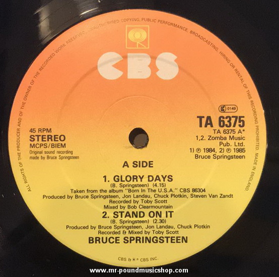 Bruce Springsteen - Glory Days