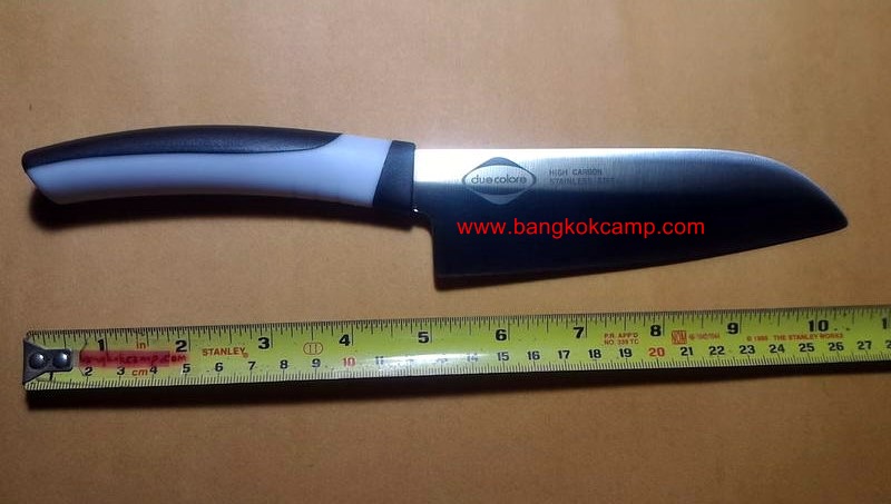 มีดญี่ปุ่น santoku knife small ใบมีด5.75นิ้ว ยาวรวม 11นิ้ว. ของใหม่ แท้