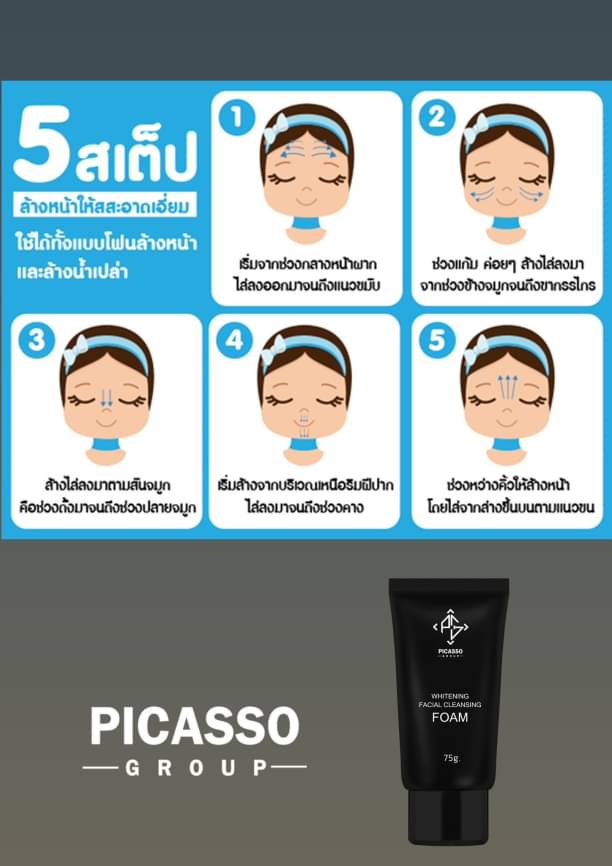 โฟมล้างหน้างาดำและหิมะภูเขาไฟ (ฝ้า กระ และจุดด่างดำ) 75g.