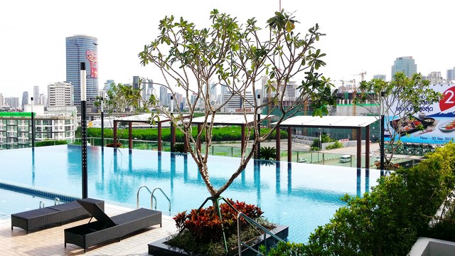 ขาย / เช่าคอนโด T.C. Green (ที.ซี. กรีน) ห้องมุมที่สวยที่สุด แต่งสวย วิวสุดยอด ประเภทห้อง D : 1 ห้องนอน