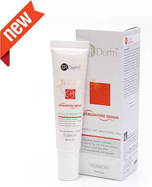 BR DERM ASTAXANTHIN SERUM 20G ผลิตภัณฑ์บำรุงผิวหน้าสำหรับผู้ที่ต้องการลดริ้วรอยและชะลอไม่ให้เกิดริ้ว