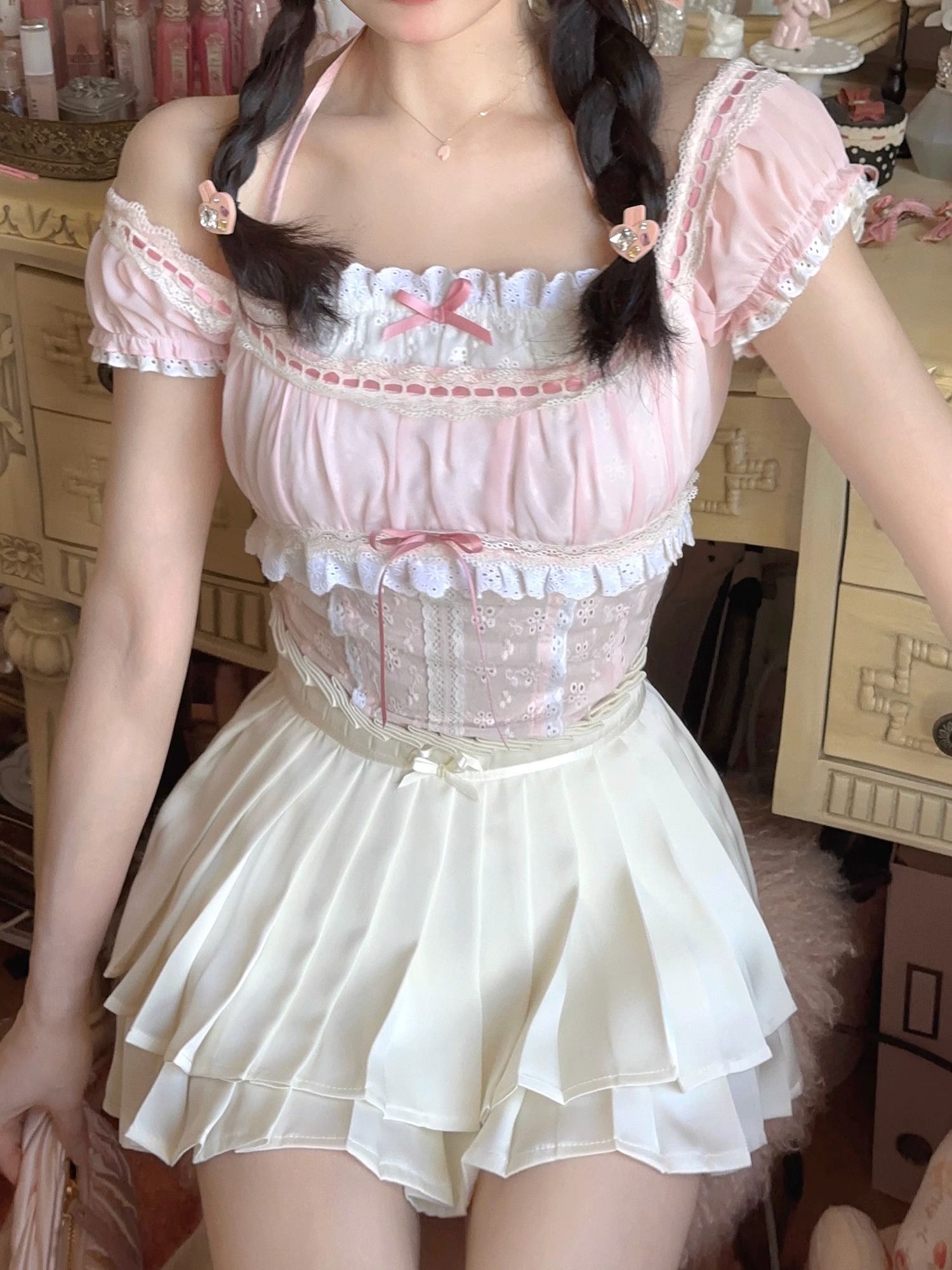 Bobon21 : พรีออเดอร์ เสื้อแฟชั่นสไตล์ญี่ปุ่นน่ารัก รุ่นครอปสั้น/รุ่นเข้ารูป แบรนด์แท้