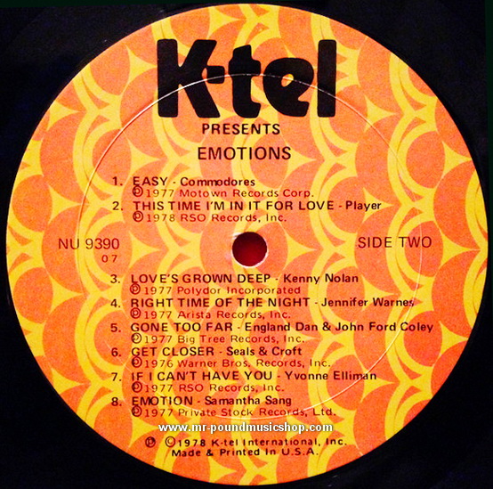 Various Artists - Emotions / Today's Love Hits All Original