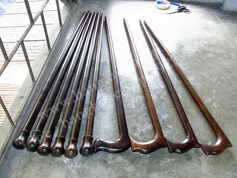 ไม้เท้า ไม้มะค่า (ชุด2)