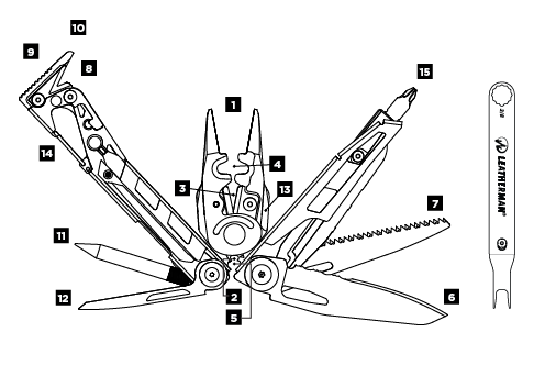 คีมเอนกประสงค์ Leatherman MUT EOD Made in USA