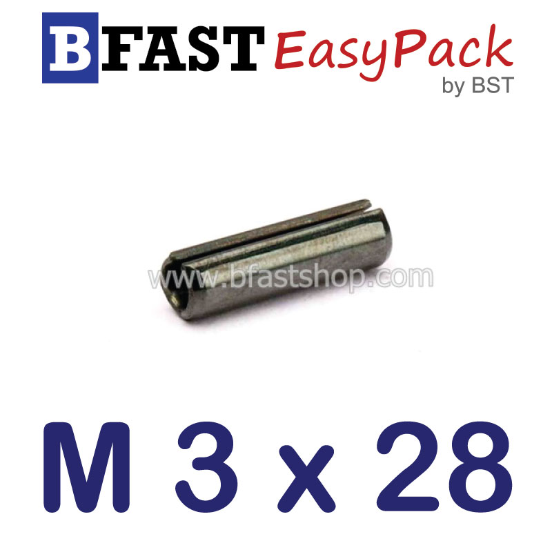 ปิ๊นตะกุด M 3 x 28 (10 ตัว/ถุง)