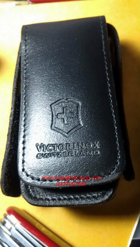 ซองหนัง พร้อมอุปกรณ์ครบ Victorinox รุ่น VICTORINOX SOS-SET (4.0567.03) (ไม่รวมมีดพับ Swisschamp)