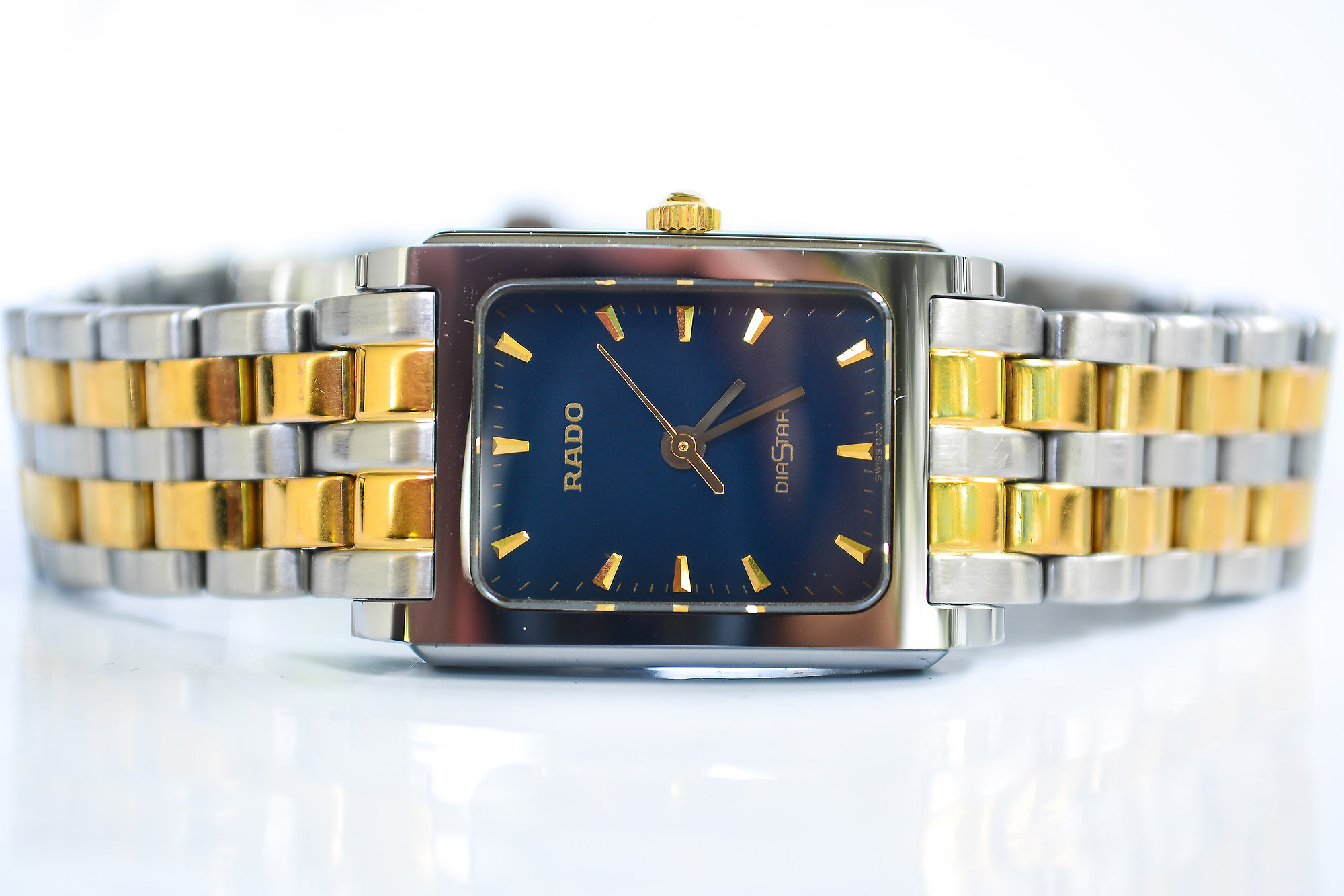 Rado Diastar 2tone Quartz หน้าน้ำเงิน
