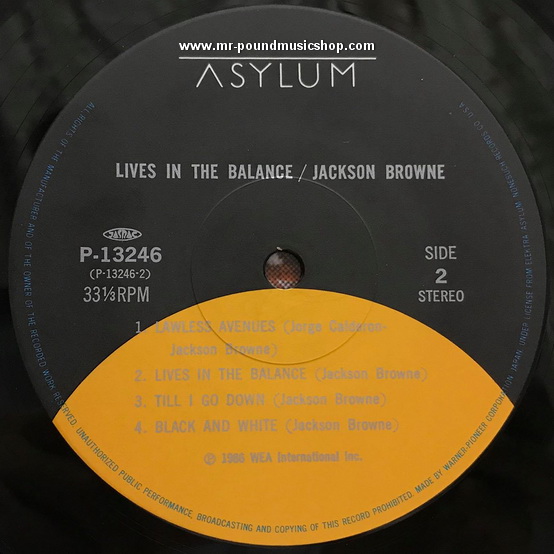 Jackson Browne - Lives In The Balance