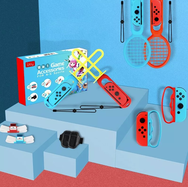 Iplay อุปกรณ์เสริมสวิช 10 in 1 เซทออกกำลังกาย HBS-447