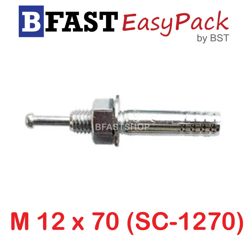 พุกตะปูสแตนเลส SANKO (SC-1270) M12 x 70 (1 ตัว/ถุง)