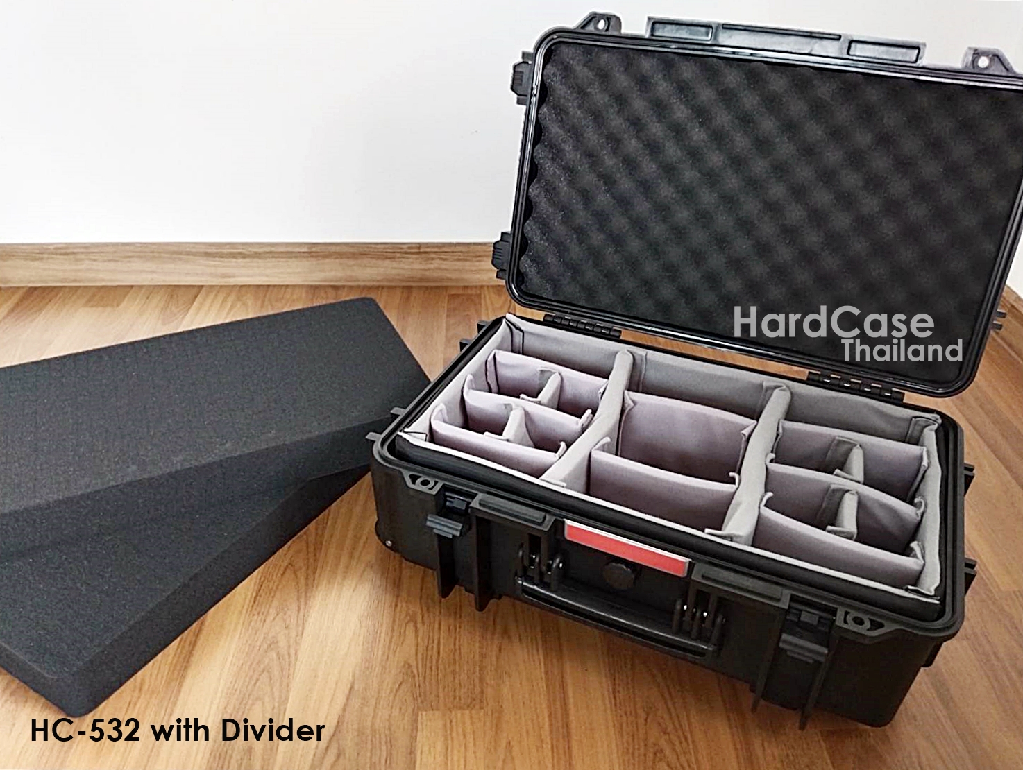 กระเป๋ากล้อง กล่องกันกระแทก Hardcase (Light) รุ่น HC-532 with Divide ไส้ตีนตุ๊กแก