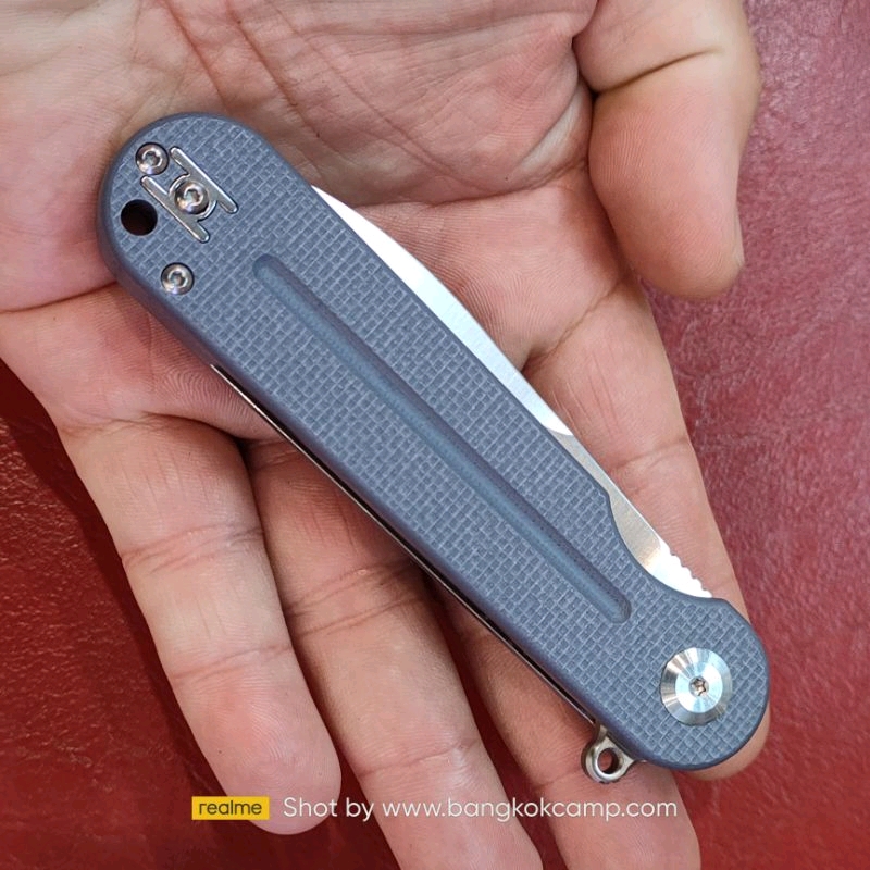 มีดพับ Ganzo กานโซ่ รุ่น FH922 / D2 Steel ของแท้ 100% (เทา / Gray)