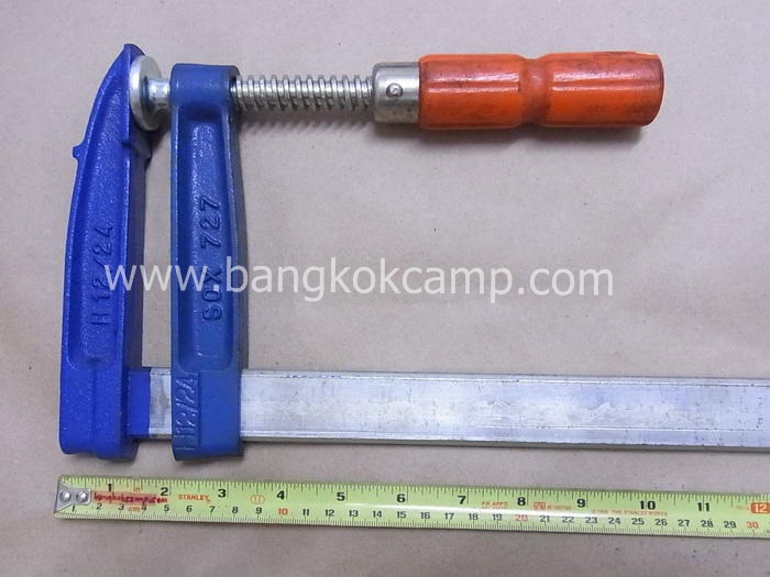 F-CLAMP ญี่ปุ่น SOMAX , Made in JAPAN ยาว17นิ้ว ใหม่เก่าเก็บ