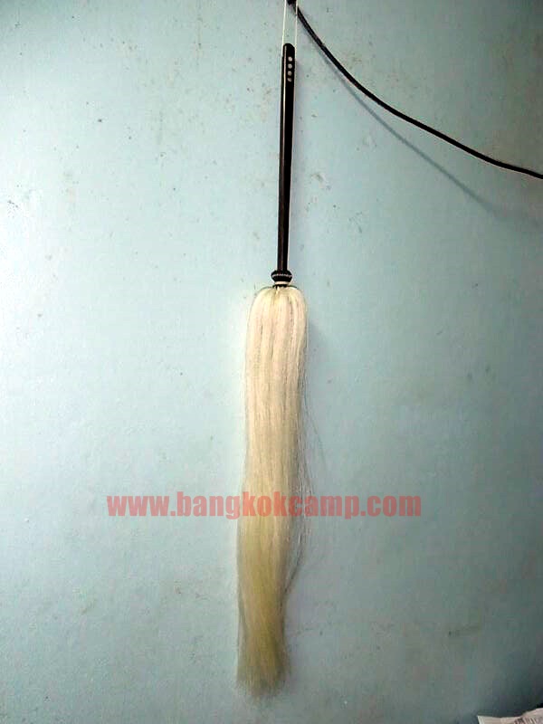 แส้ขนจามรีแท้ ด้ามไม้ Rose Wood ใหม่เก่าเก็บ ไม่ผ่านการใช้