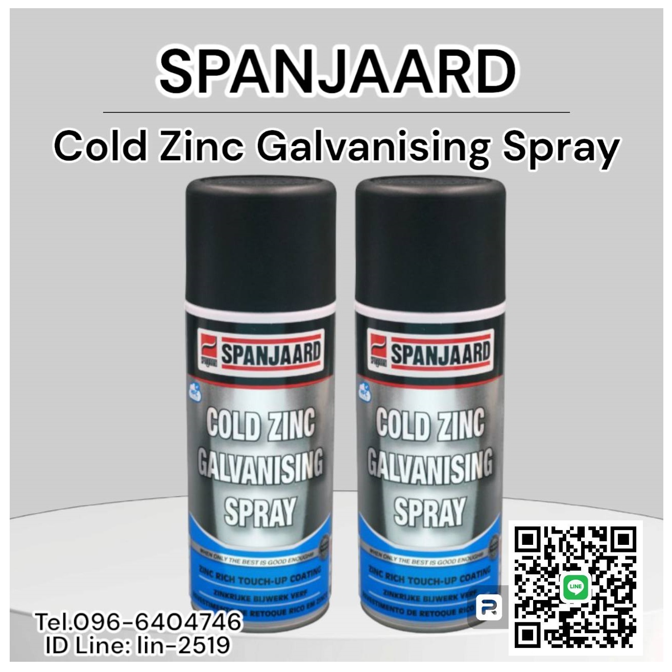 COLD ZINC GALVANISING SPRAY กัลวาไนซ์สเปรย์เคลือบสังกะสีเย็น สีเงิน สีเติมซิงค์ริชสำหรับเหล็กกัลวาไนซ์ ใช้หลังจากการชุบสังกะสีเป็นสีทาพื้นผิวสำหรับพื้นผิวสังกะสีที่เสียหาย หรือเป็นสีรองพื้นหรือสีเคลือบขั้นสุดท้ายกับเหล็กหรือเหล็กกล้า