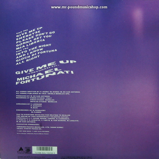 Michael Fortunati - Give Me Up-Fortunati's 1st-