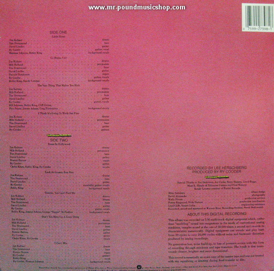 Ry Cooder - Bop Till You Drop