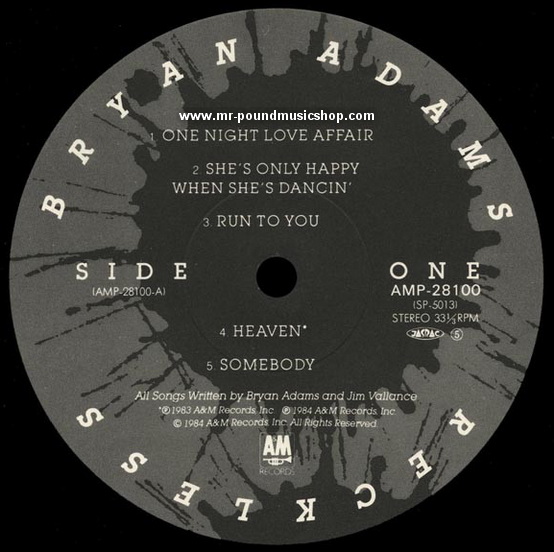 Bryan Adams - Reckless