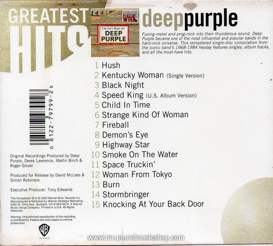 Deep Purple - The Very Best of Deep Purple