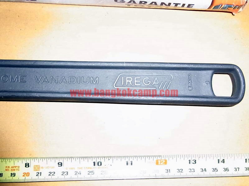 ประแจเลื่อน IREGA ขนาด 15 นิ้ว สเปน Made in Spain ใหม่ แท้.