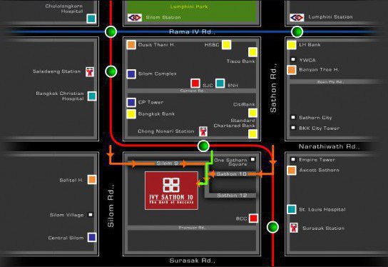 ให้เช่าคอนโด Ivy Sathorn 10 (ไอวี่ สาทร 10) 1 ห้องนอน 1 ห้องน้ำ ขนาด 40 ตรม ชั้น 21