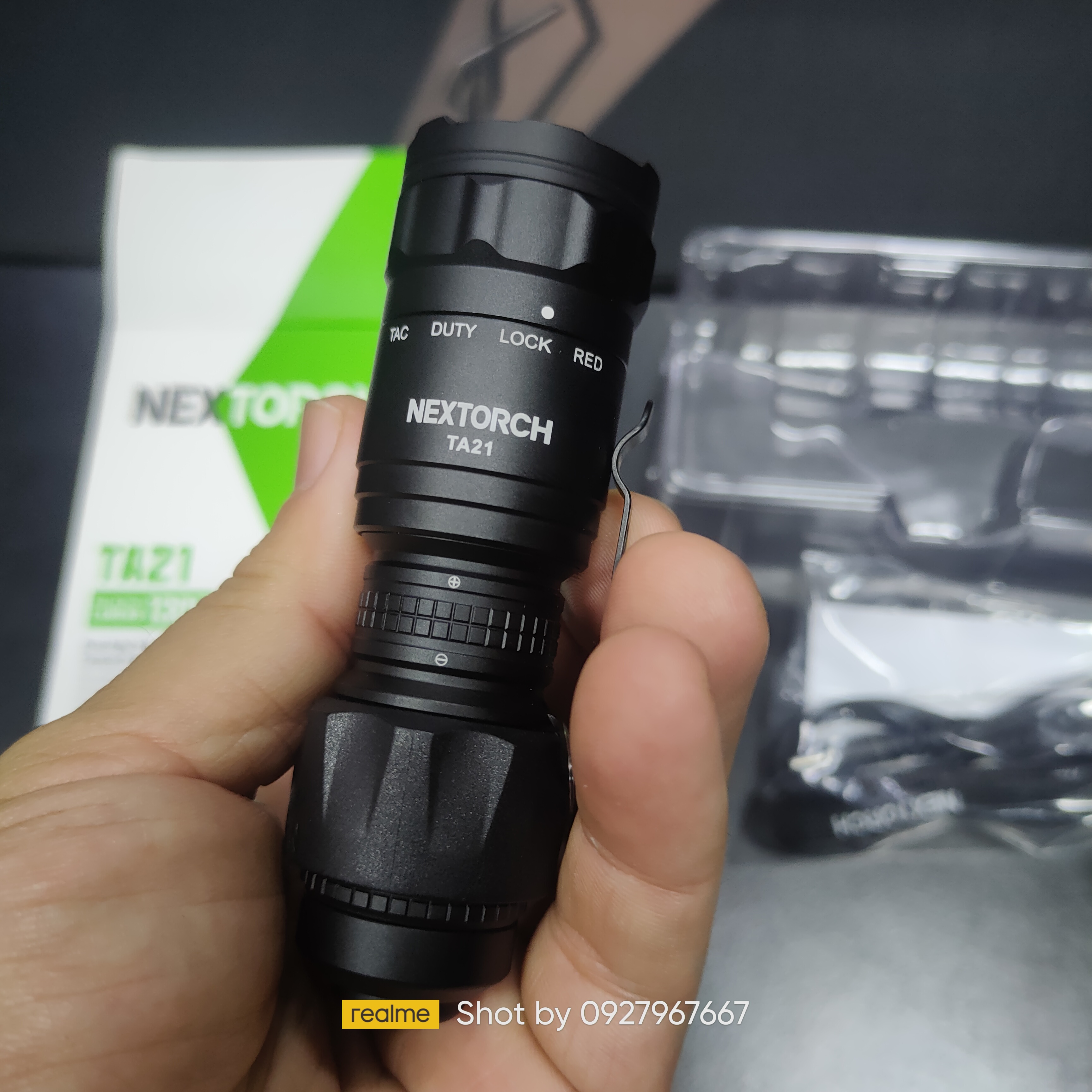 ไฟฉาย NEXTORCH TA21 Pocket Carry Tactical Flashlight Set | Red & White Light
