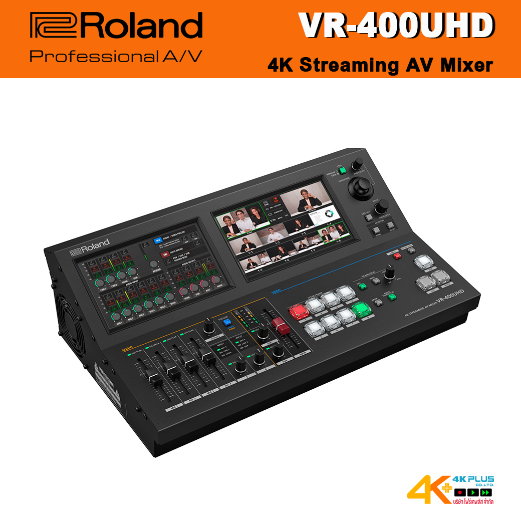 Roland VR-400UHD 4K Streaming AV Mixer