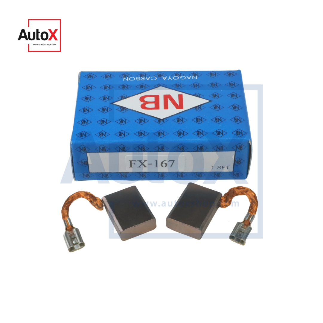 ถ่านพัดลม TOYOTA รถตู้ COMMUTER FX-167 ปลายหัวเสียบ ยี่ห้อNB (1ชุด/2ก้อน)