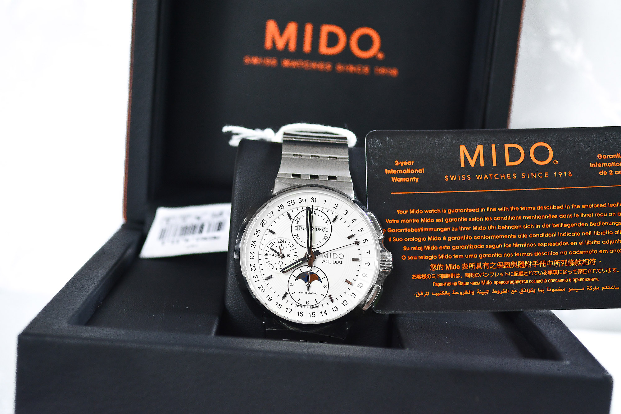 NEW:MIDO ALL DIAL moonphase cronograph M8361.4.11.1