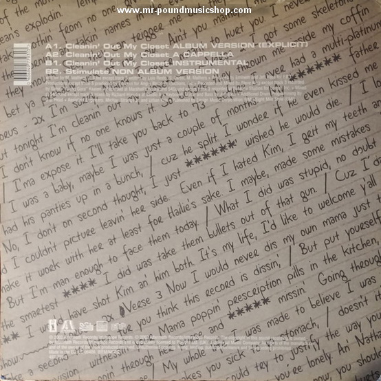 Eminem - Cleanin' Out My Closet