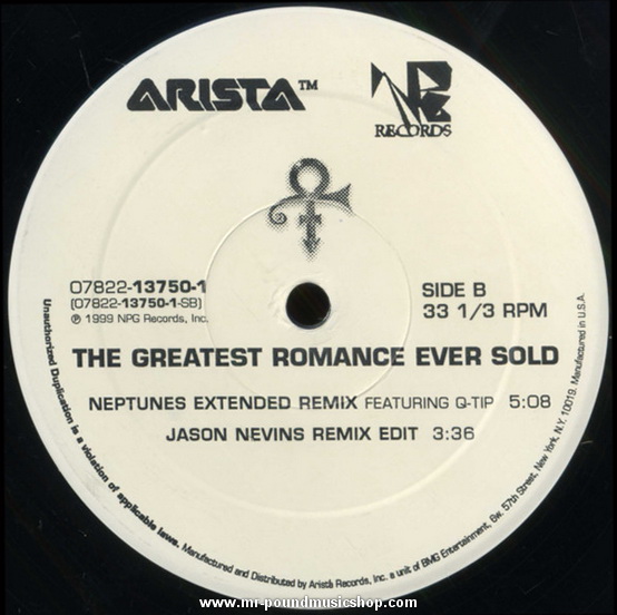 The Artist (Formerly Know As Prince) - The Greatest Romance Ever Sold