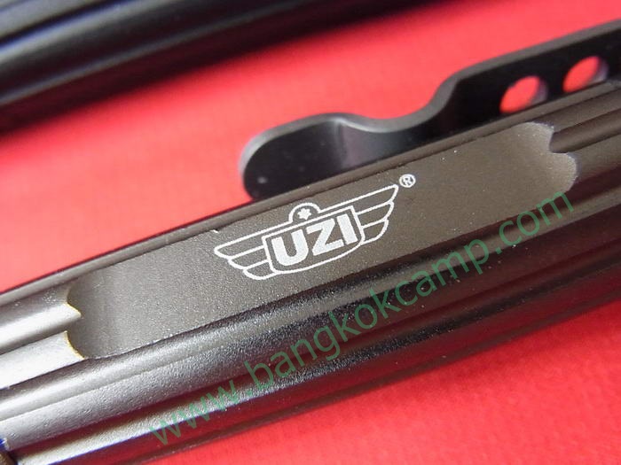 ปากกา UZI ท้ายด้ามหัวcrown สีดำ UZI Tactical Defender Pen #1 - Black