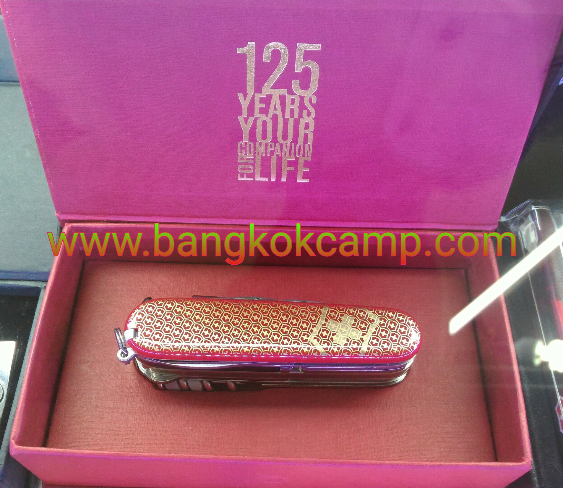 มีดพับอเนกประสงค์ Victorinox Swiss Army Cybertool 34 Multi-Tool 3-1/2" Closed 125th Anniversary Collection Gift Box - VN54509