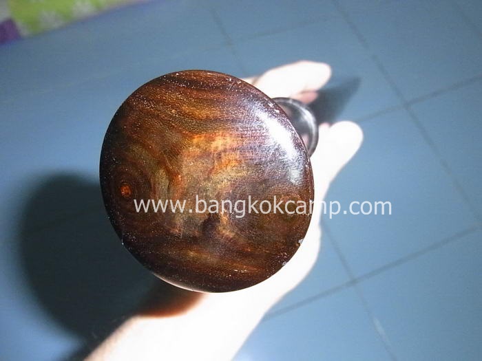 ไม้มงคลหายาก... ไม้ตะพด(พยุงดำ) หัวไม้ทรงป้าน ยาว97.5ซม.