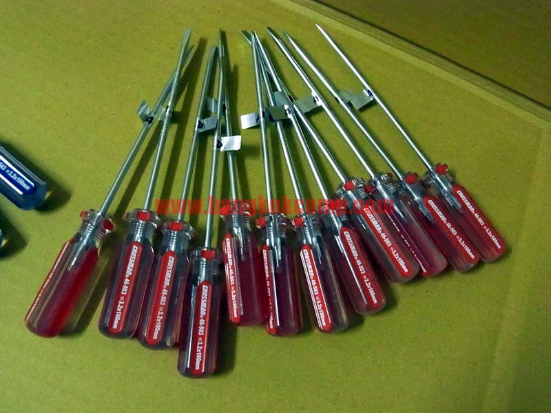 ไขควง ปากแบน Crossman ขนาด4นิ้ว (3.2x100mm.)