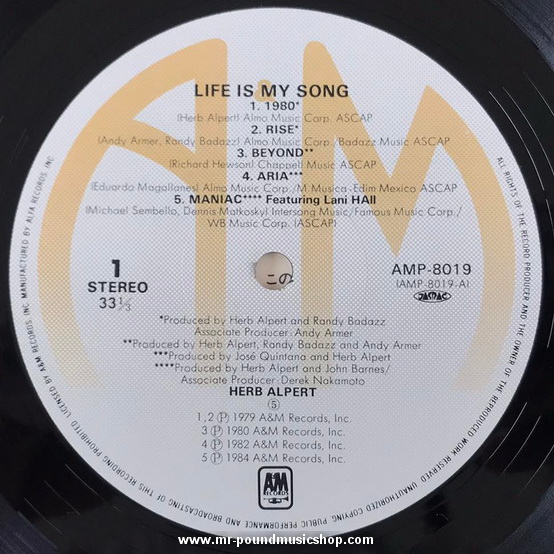 Herb Alpert - Life Is My Song