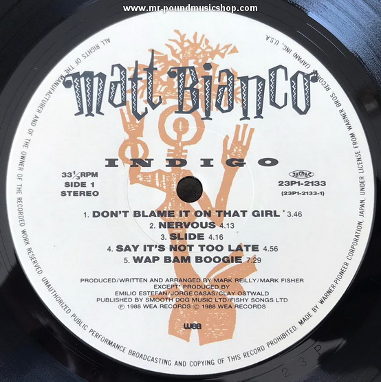 Matt Bianco - Indigo