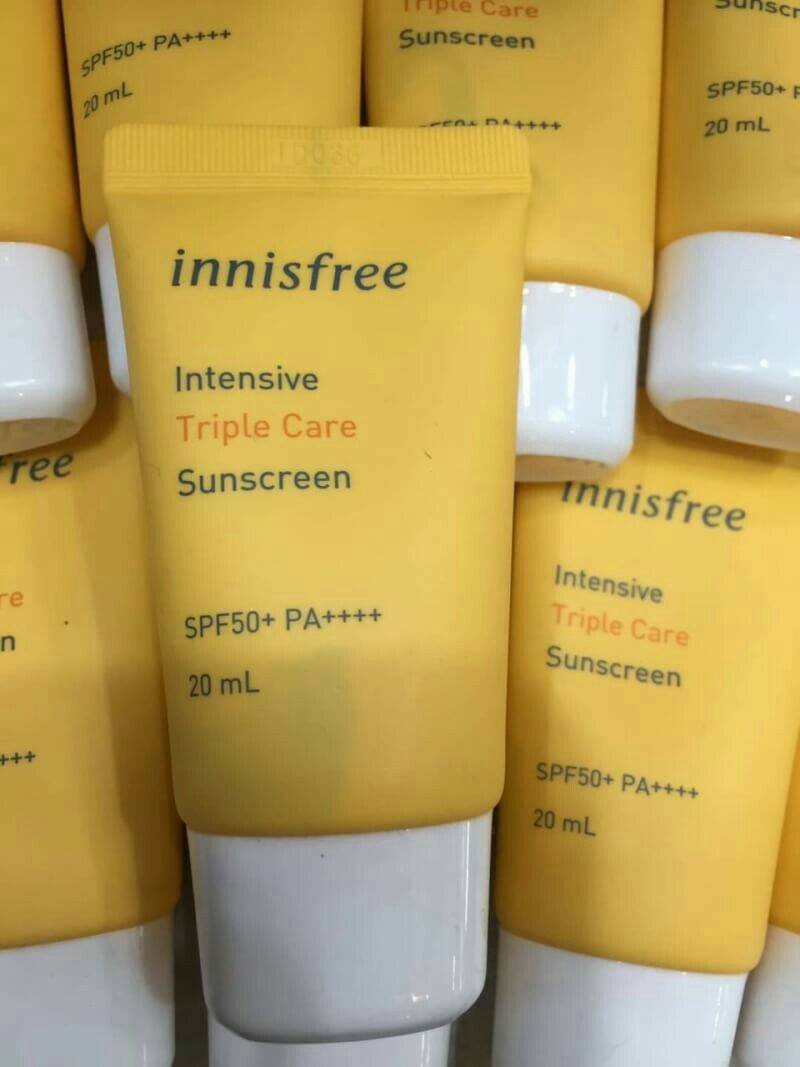 innisfree perfect uv protection cream triple care spf50+ pa+++