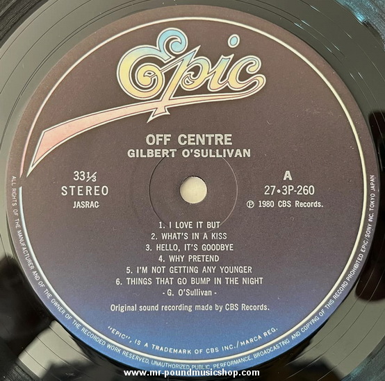 Gilbert O'Sullivan - Off Centre