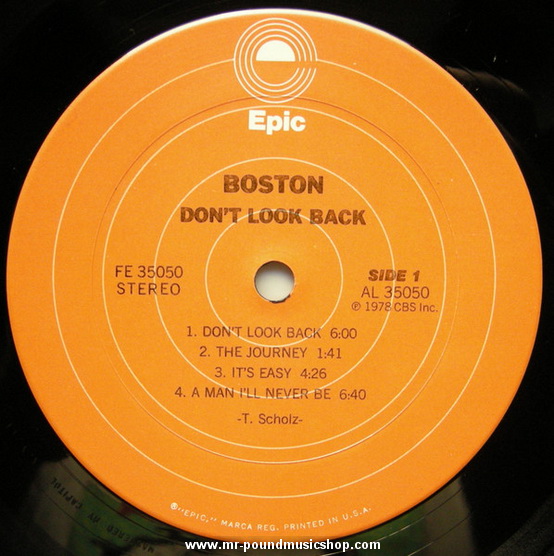 Boston - Don't Look Back