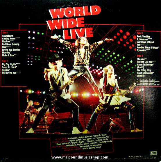 Scorpions - World Wide Live